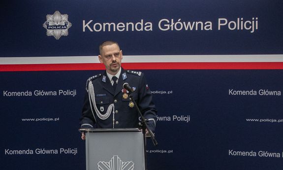 Na zdjęciu znajduje się powołany na stanowisko Komendanta Głównego Policji insp. Marek Boroń.